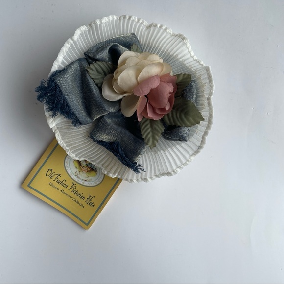 RARE Vintage Victoria Rosewood Collection Old Fashion Victorian Doll Hat - Picture 2 of 11